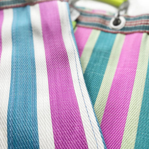 Recycled Striped Tote Bag - Wide