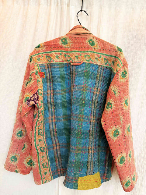 Vintage Quilted Atlas Jacket 010