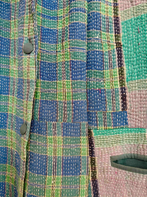 Vintage Quilted Ermine Blazer 013