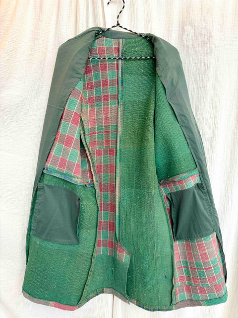 Vintage Quilted Ermine Blazer 013