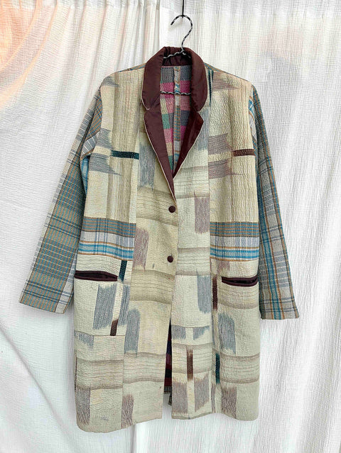 Vintage Quilted Ermine Blazer 014
