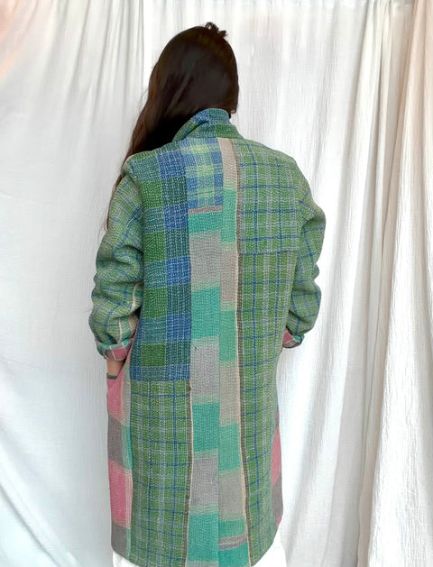 Vintage Quilted Ermine Blazer 013