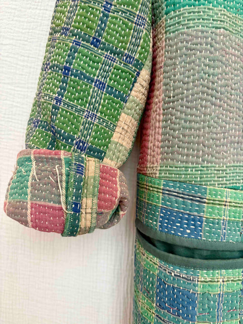 Vintage Quilted Ermine Blazer 013