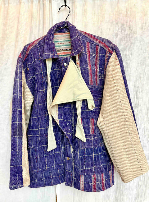 Vintage Quilted Atlas Jacket 012