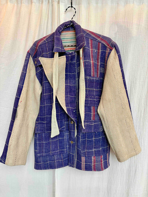 Vintage Quilted Atlas Jacket 012