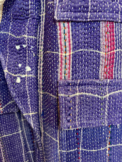 Vintage Quilted Atlas Jacket 012